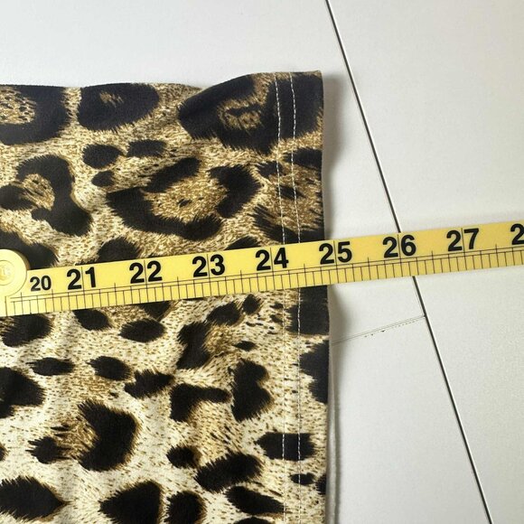 Leopard Print Colorblock Tee – Size M - Picture 5 of 5